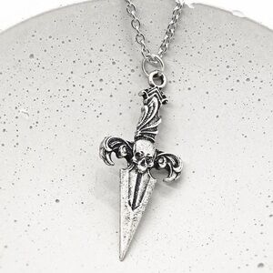 Gothic Sword Pendant Necklace
